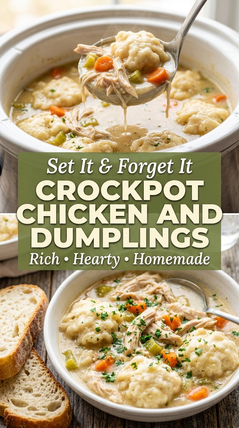 Crockpot Chicken and Dumplings