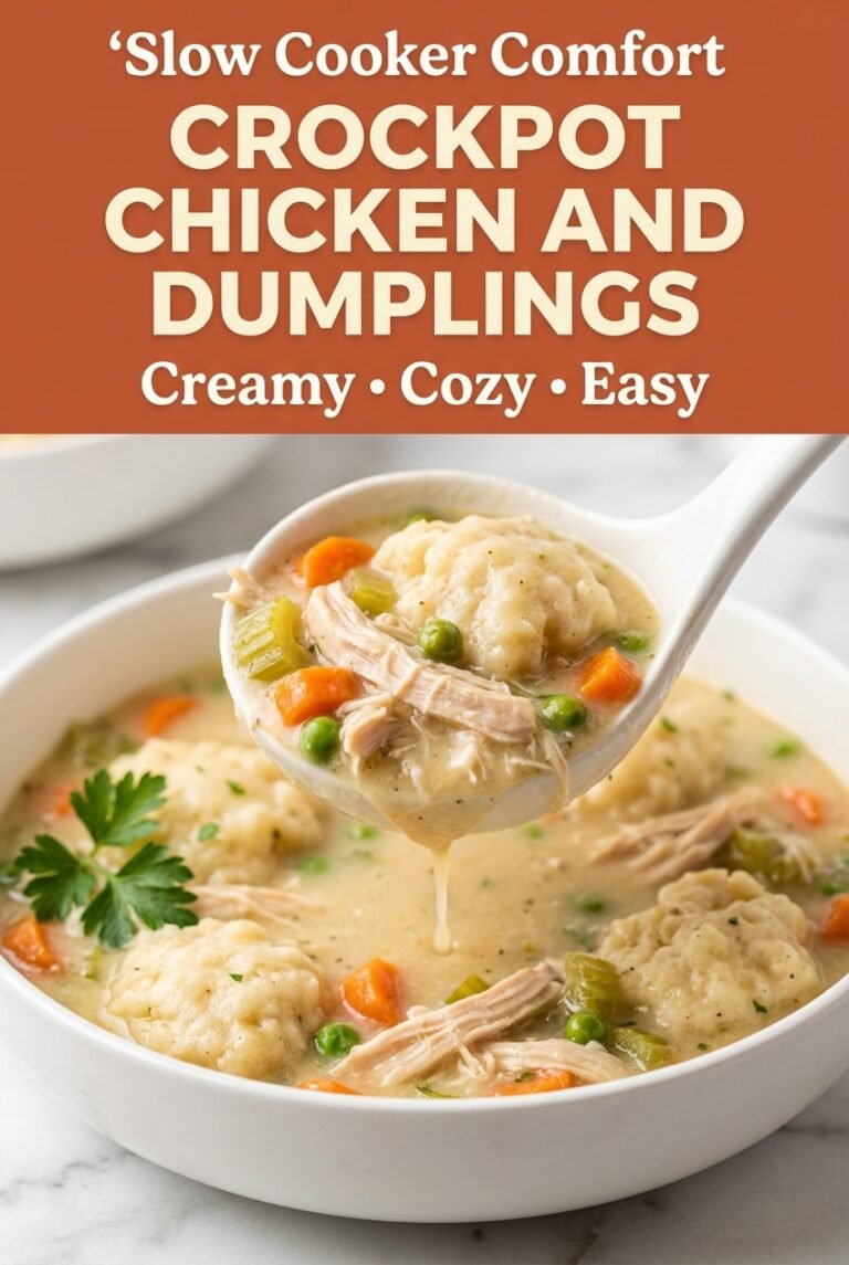Crockpot Chicken and Dumplings