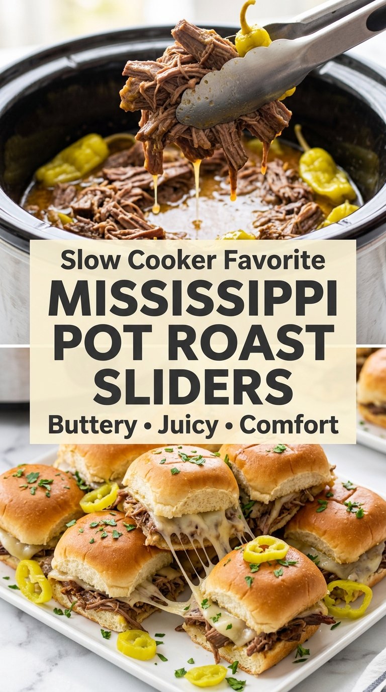 Crockpot Mississippi Pot Roast Sliders