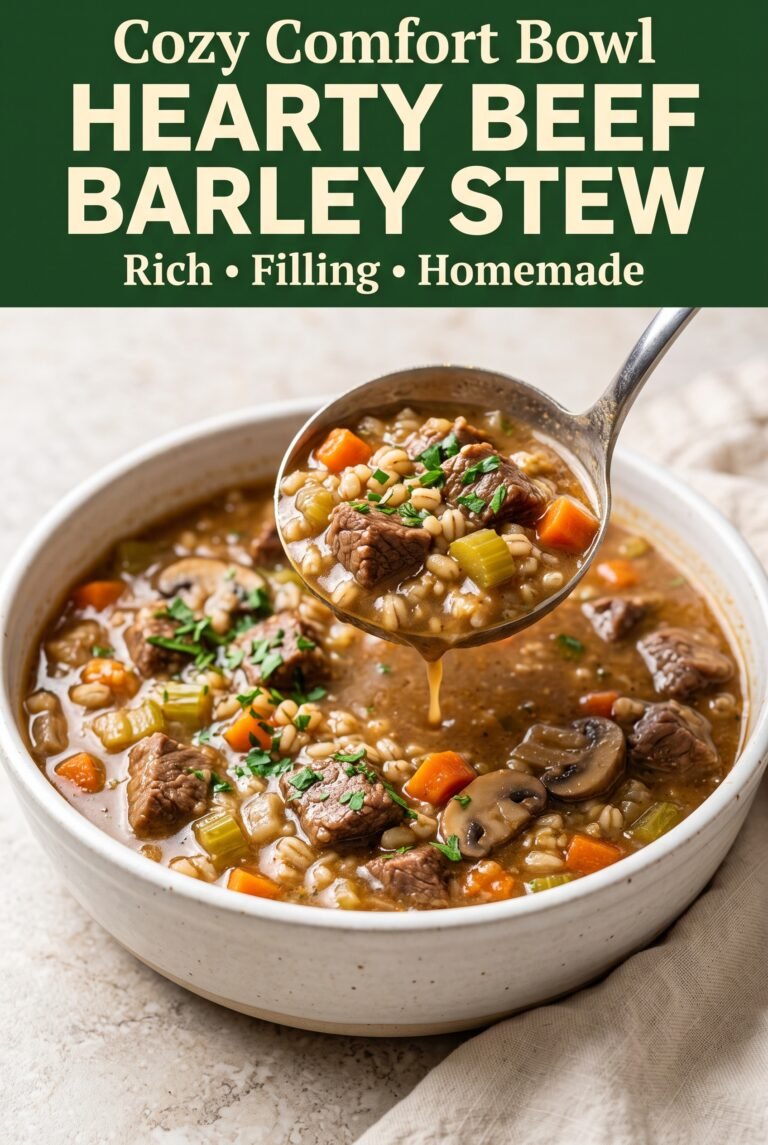 Hearty Beef Barley Stew