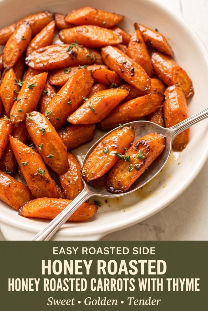Honey Roasted Carrots with Thyme