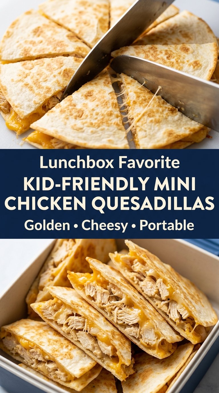 Kid-Friendly Mini Chicken Quesadillas