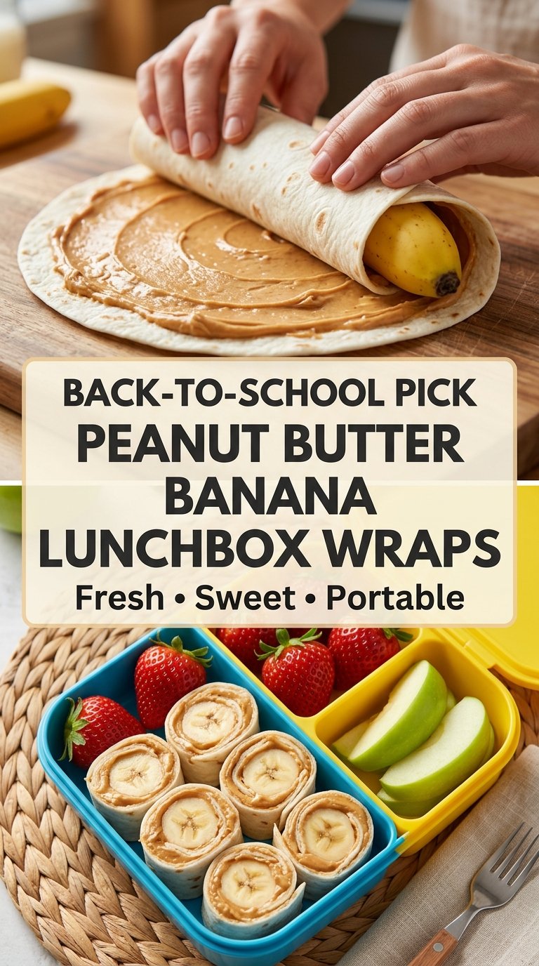 Peanut Butter Banana Lunchbox Wraps