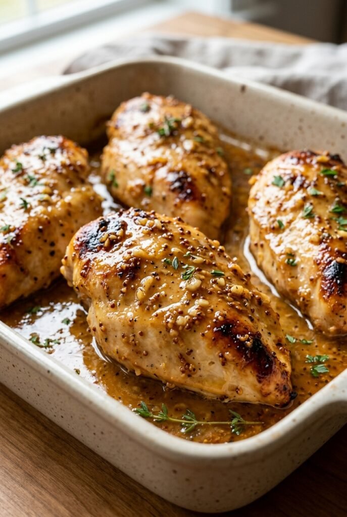 Juicy Baked Honey Mustard Chicken