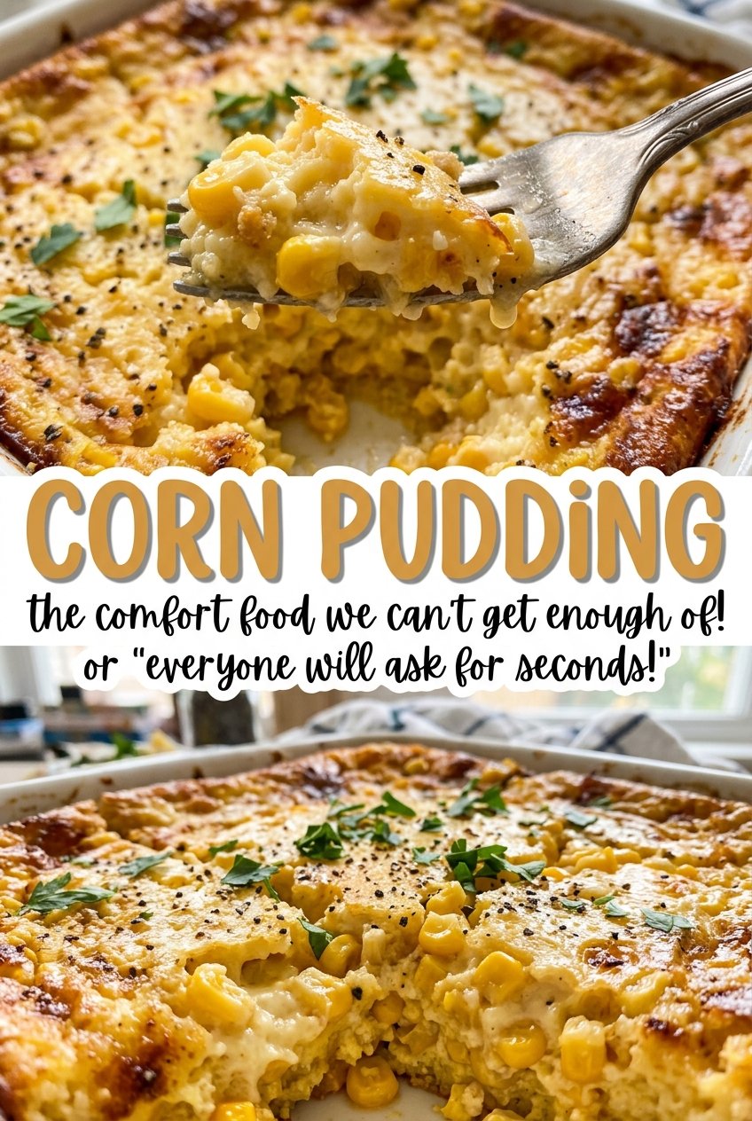 Corn pudding creamy golden casserole