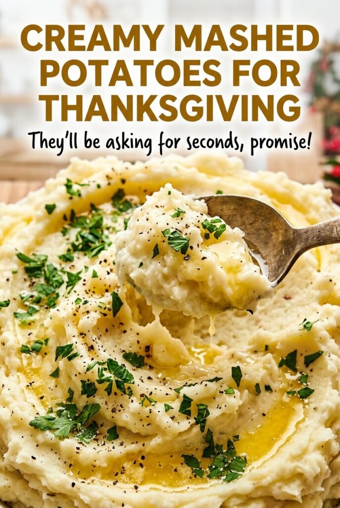 Creamy Mashed Potatoes for Thanksgiving