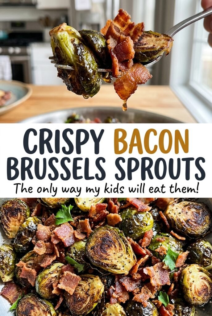 Crispy Bacon Brussels Sprouts