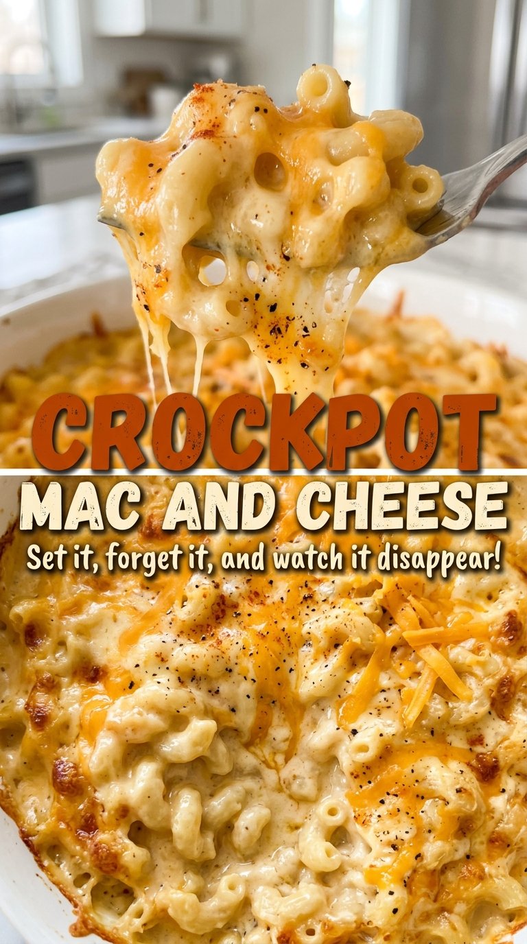 Crockpot mac and cheese tender cheesy elbows