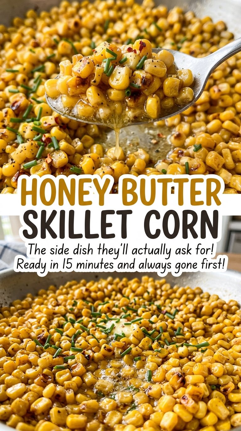 Honey Butter Skillet Corn glossy golden kernels