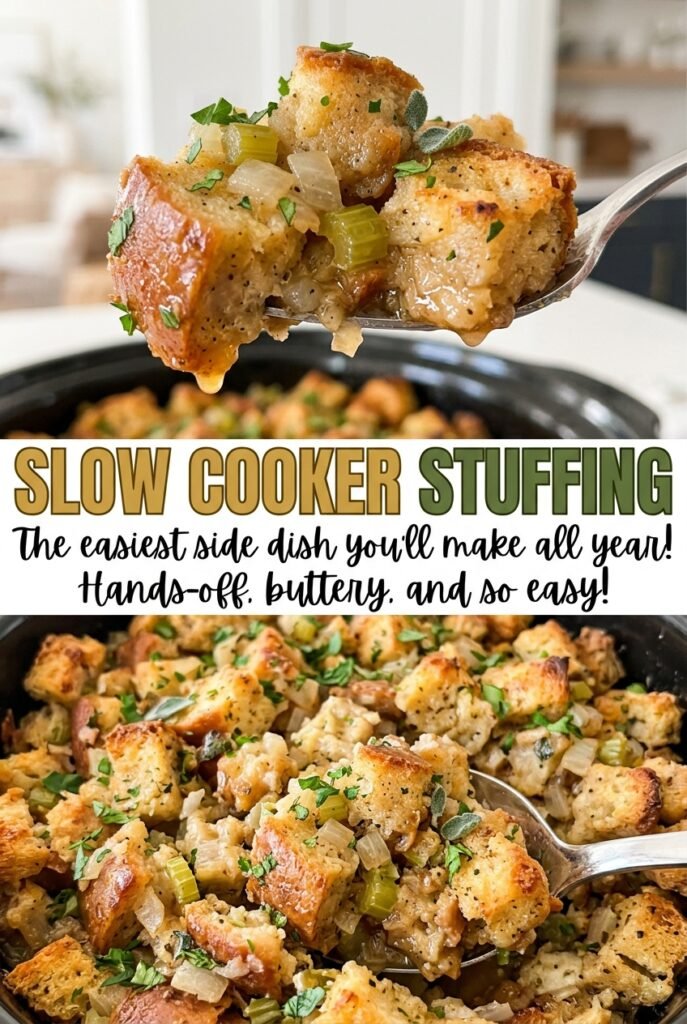 Slow Cooker Stuffing