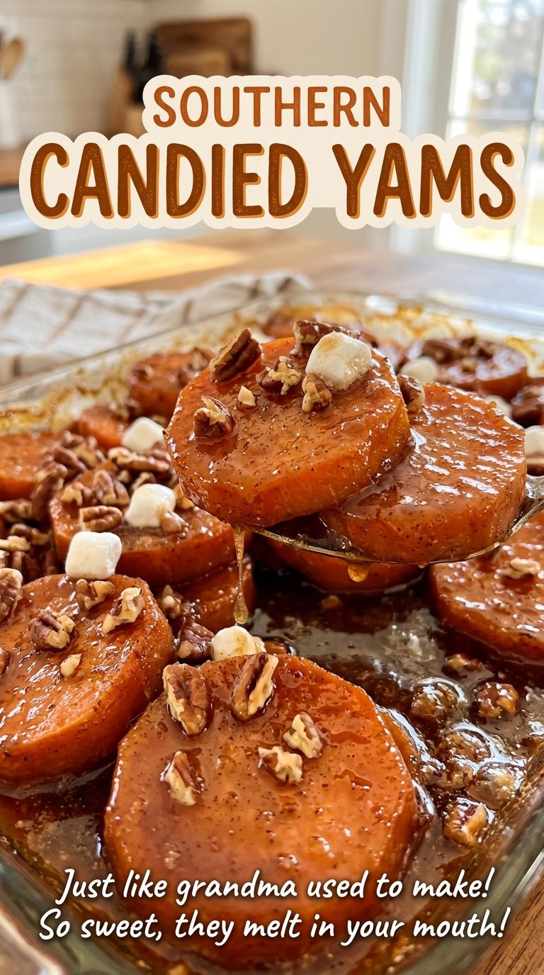 Southern Candied Yams tender cinnamon rounds