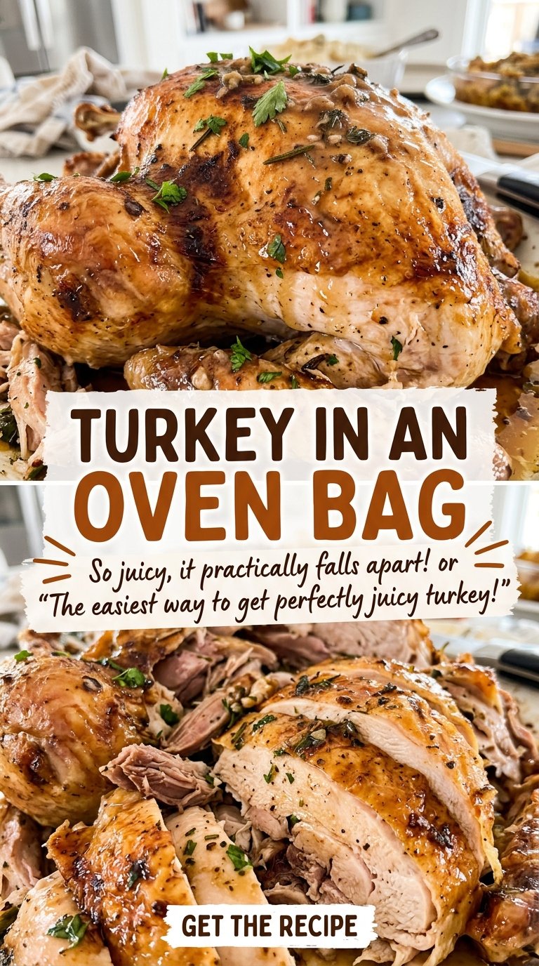 Turkey in an Oven Bag with tender aromatic vegetables